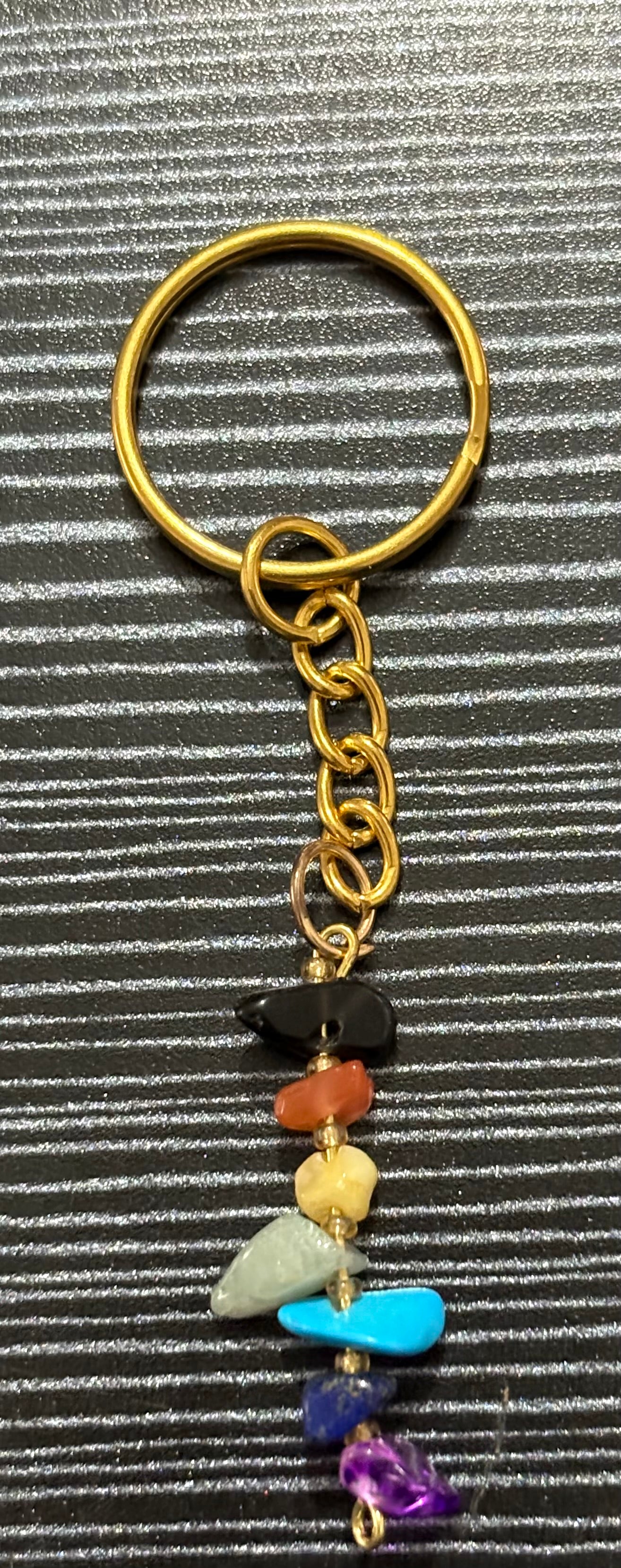 Chakra earrings and keyring