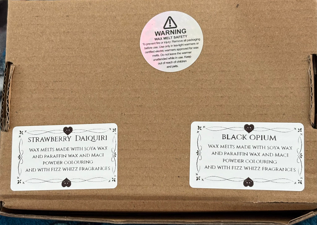 For the love of chocolate &waffles wax melts box