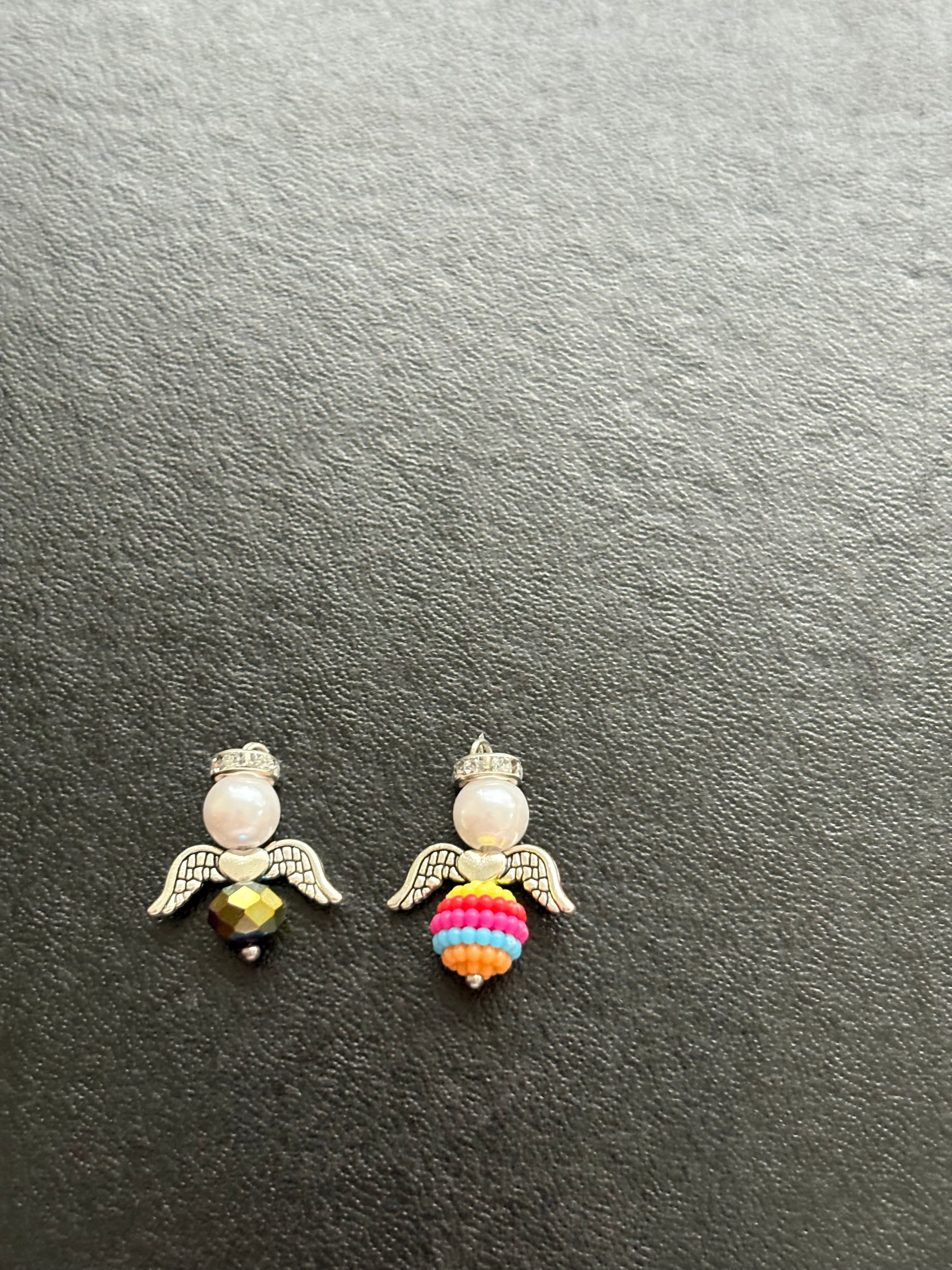 10x extra small guardian angles charms/pendents