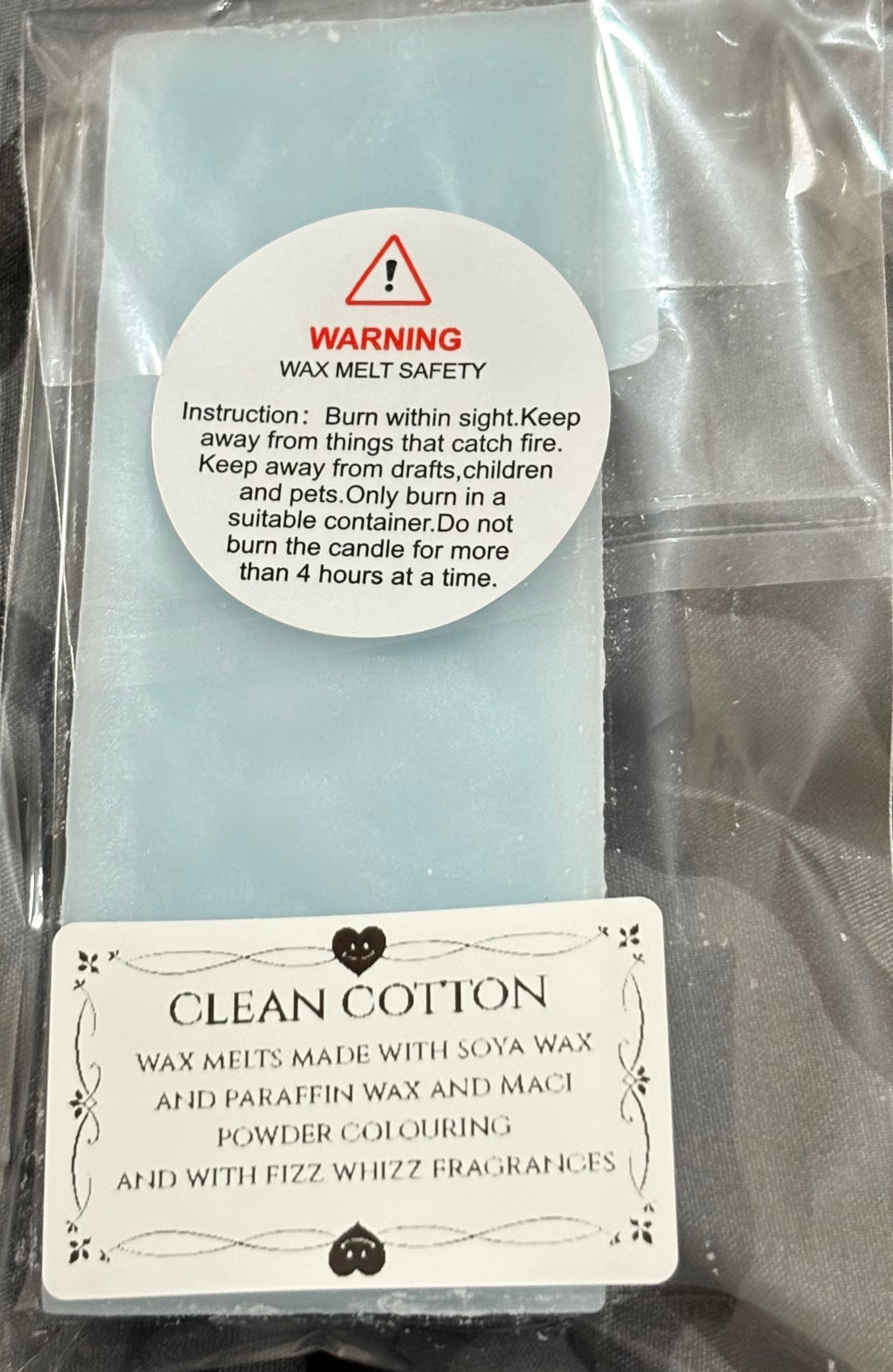 Snap bar in the fragrance clean cotton