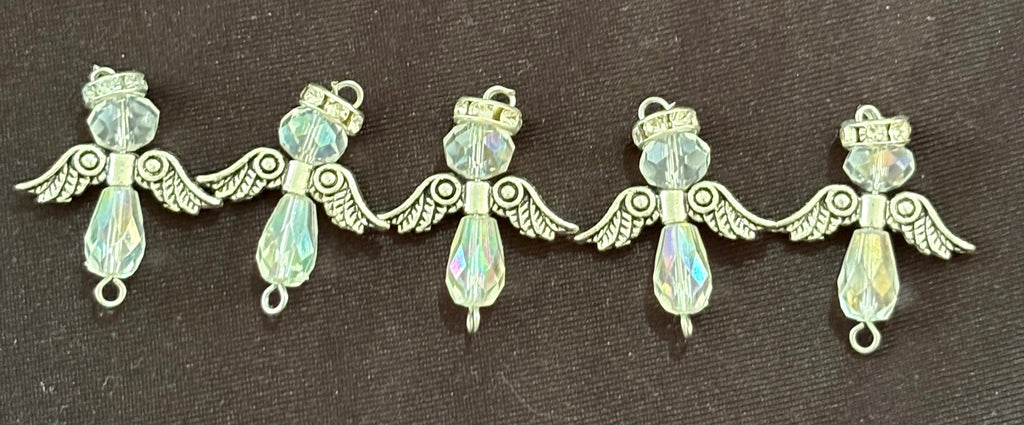 10x small guardian angels pendants/charms