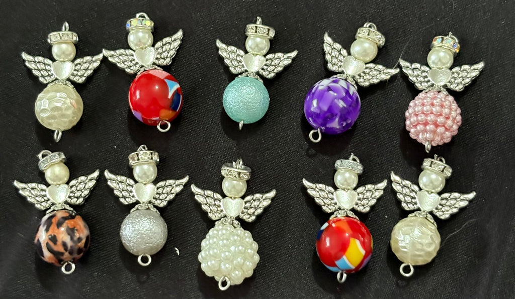 10x medium guardian angels pendants/charms