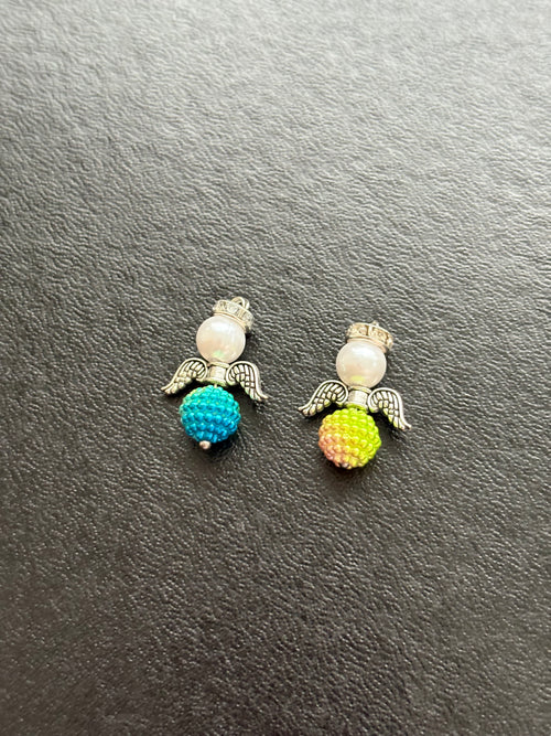 10x small guardian angles charms/pendents