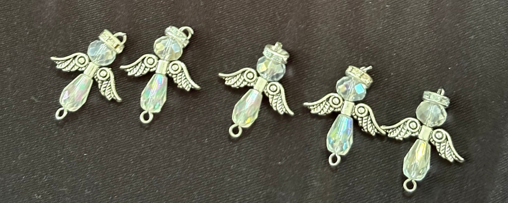 10x small guardian angels pendants/charms