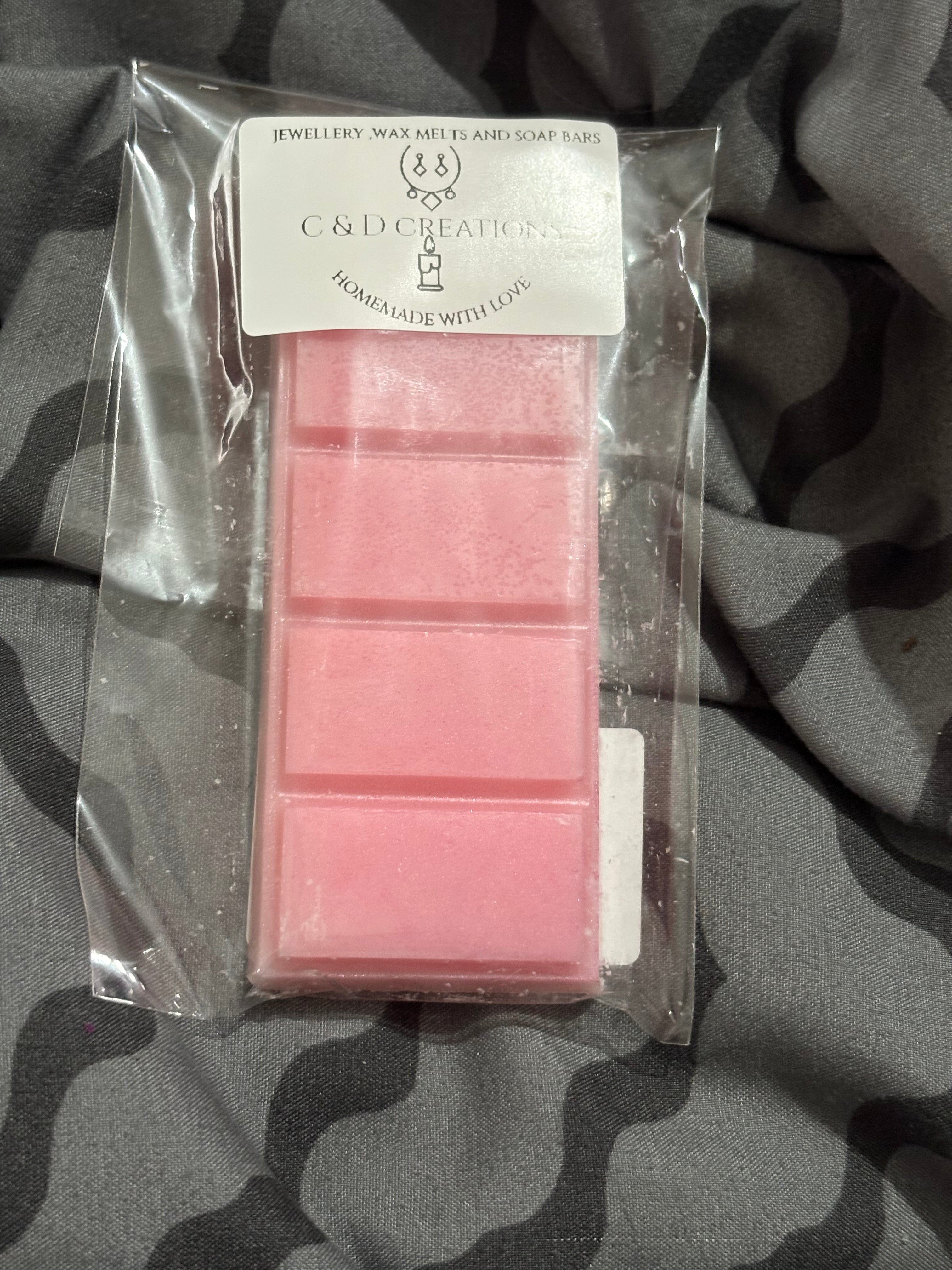 Marshmallow & candyfloss snap bar wax melts