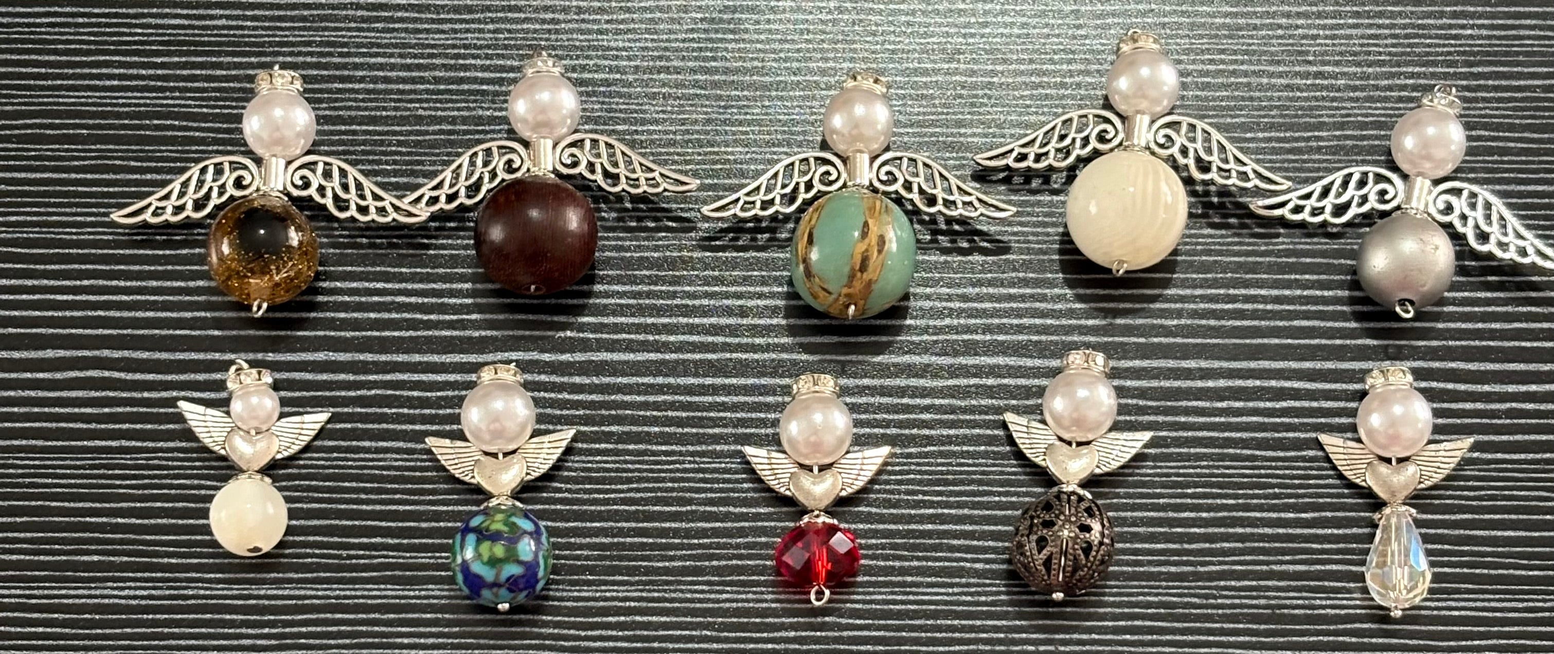 10x extra large guardian angels charms/pendents