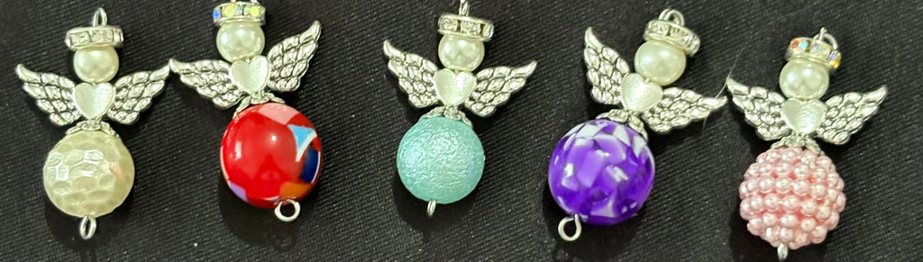 10x medium guardian angels pendants/charms