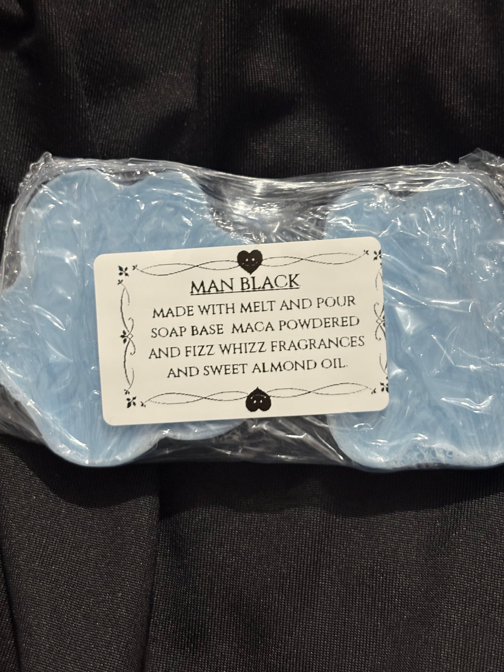Mr black paw prints soap bar