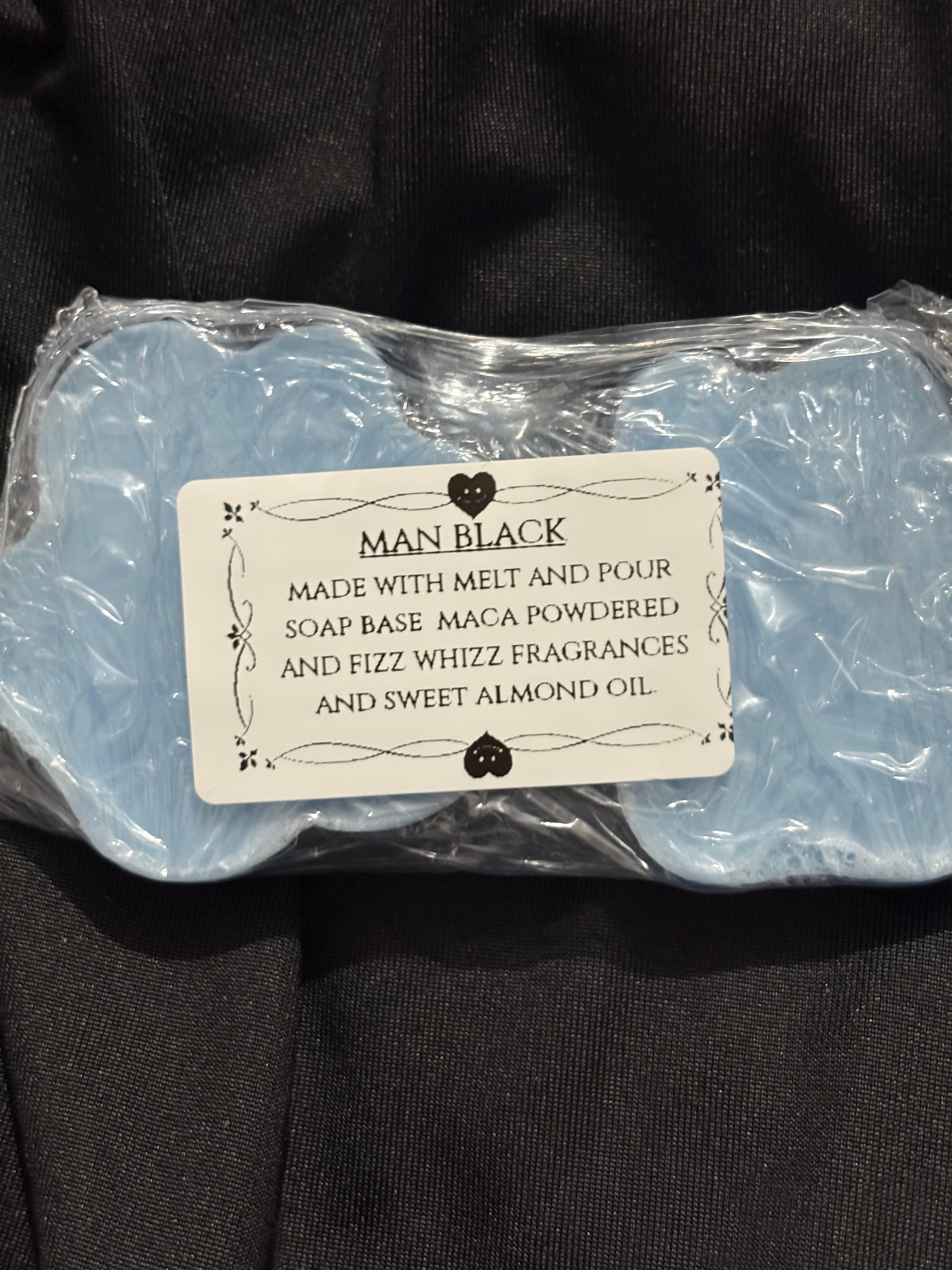 Mr black paw prints soap bar