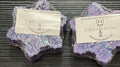 2x Soap Bars - ice pixie scent - snowflake design