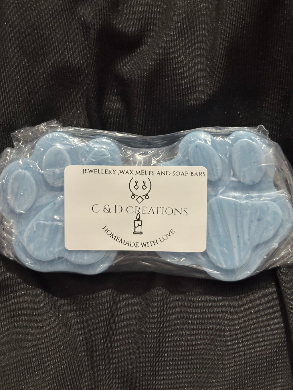 Mr black paw prints soap bar