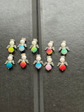 10x small guardian angles charms/pendents